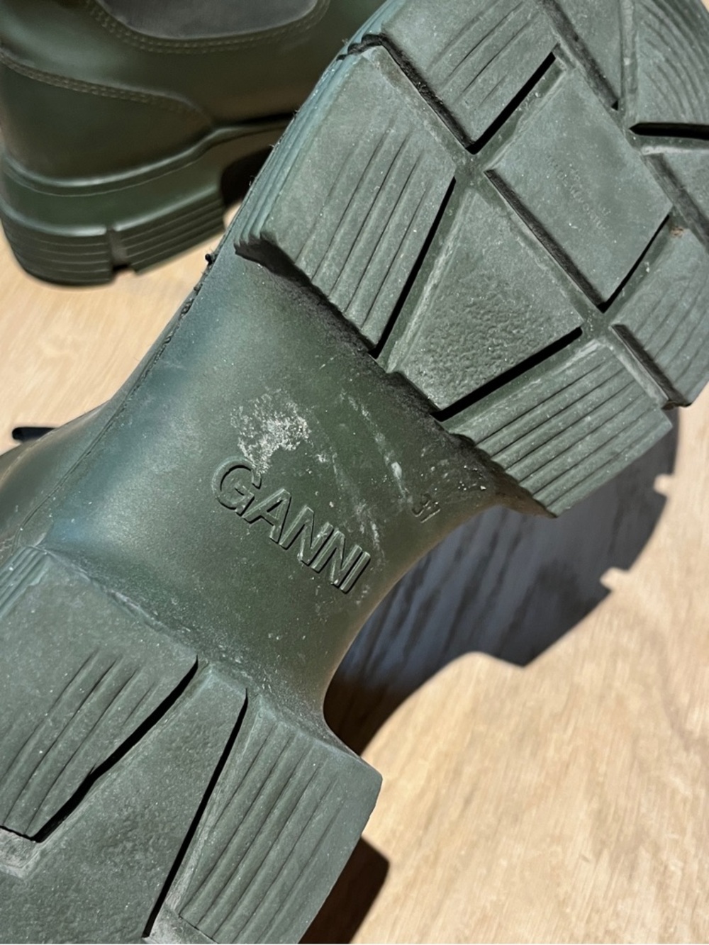 Ganni Rubber Chelsea Boots - Picture 6 of 7